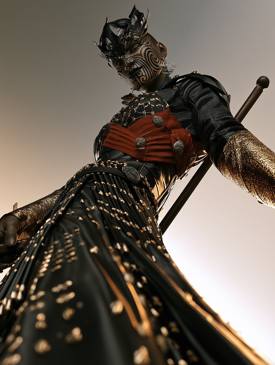 pūtōrino — the wind voice · 12s — the wind voice · the artwork, an atua of the Ahorangi world