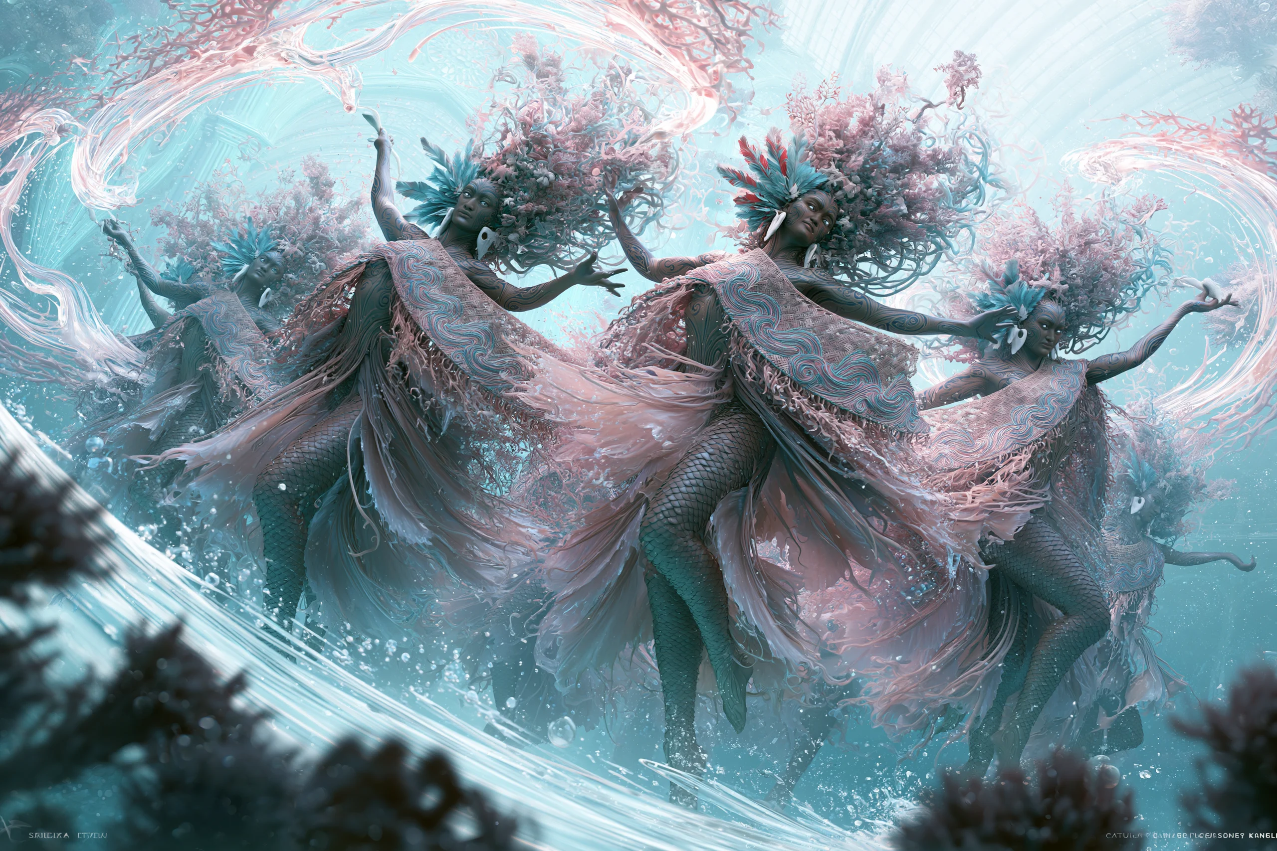 The coral tide — the dancers beneath the water