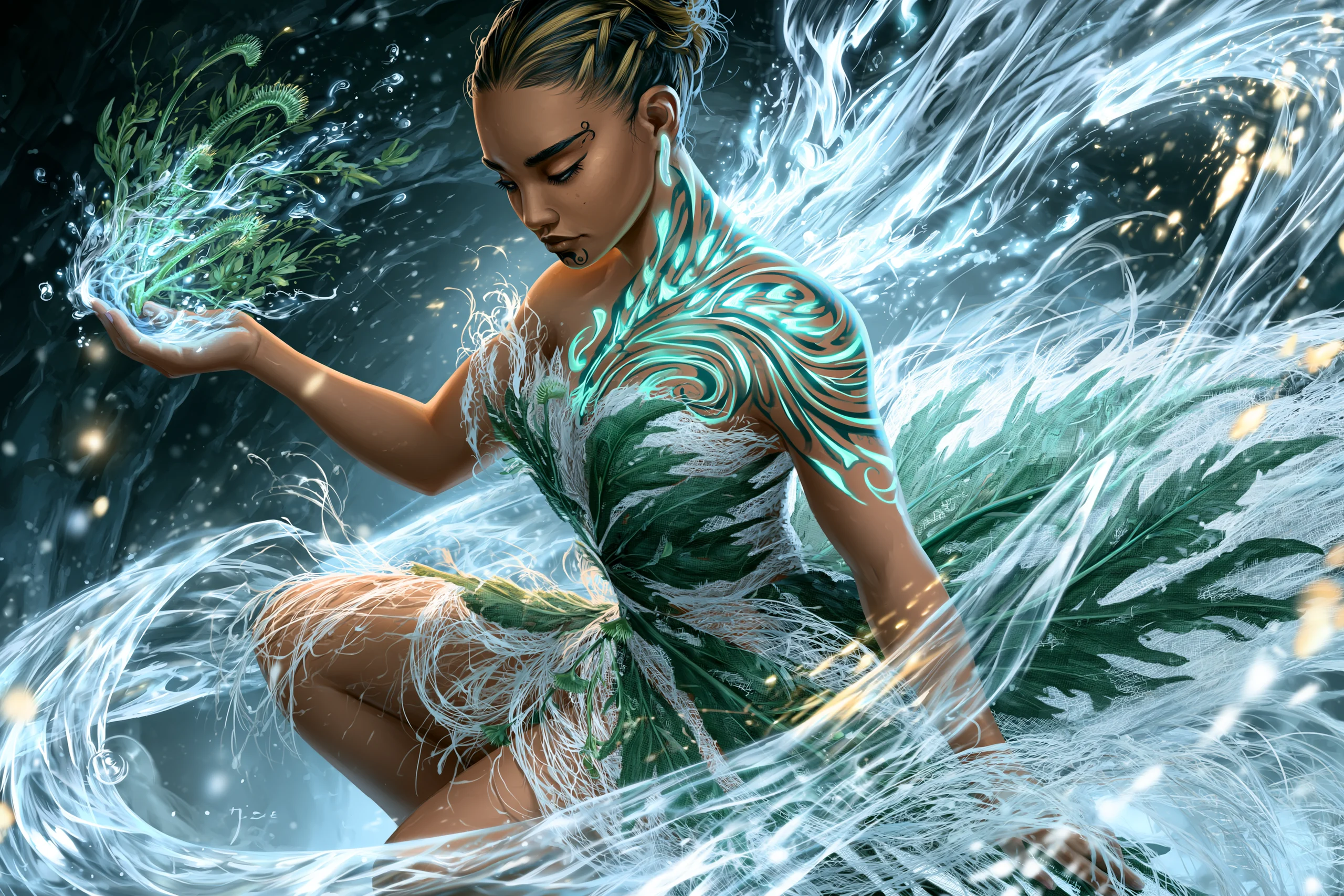 The spring guardian — the blessing of the water