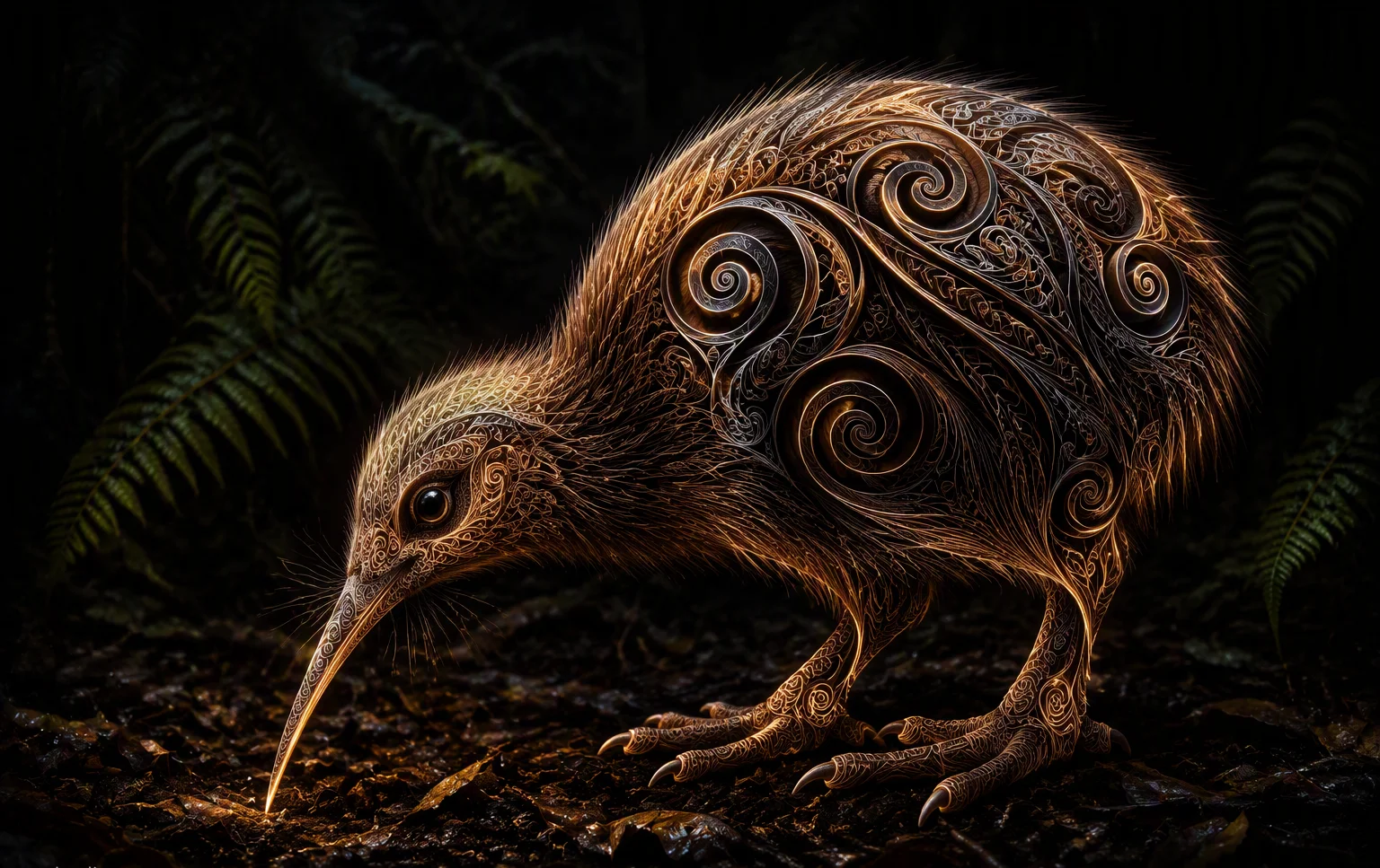 Te Kiwi — the beak that finds by feeling
