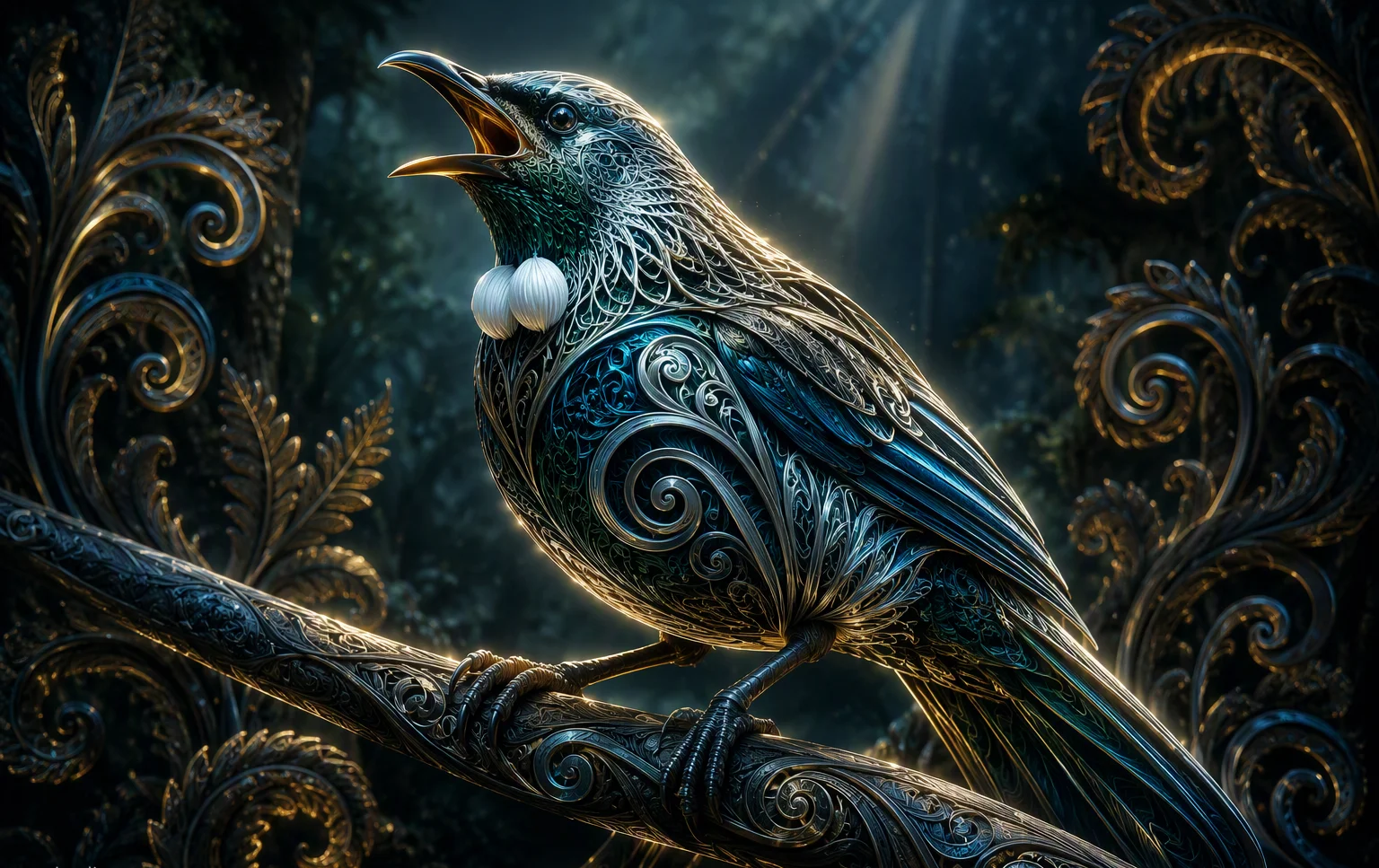 Te Tūī — the two voice boxes
