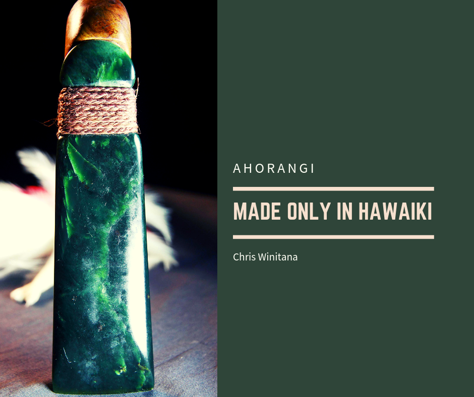 MADE ONLY IN HAWAIKI — te kāri o te tuhi · the writing card of Ahorangi