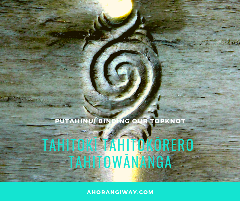 TAHITOKĪ TAHITOKŌRERO TAHITOWĀNANGA — te kāri o te tuhi · the writing card of Ahorangi