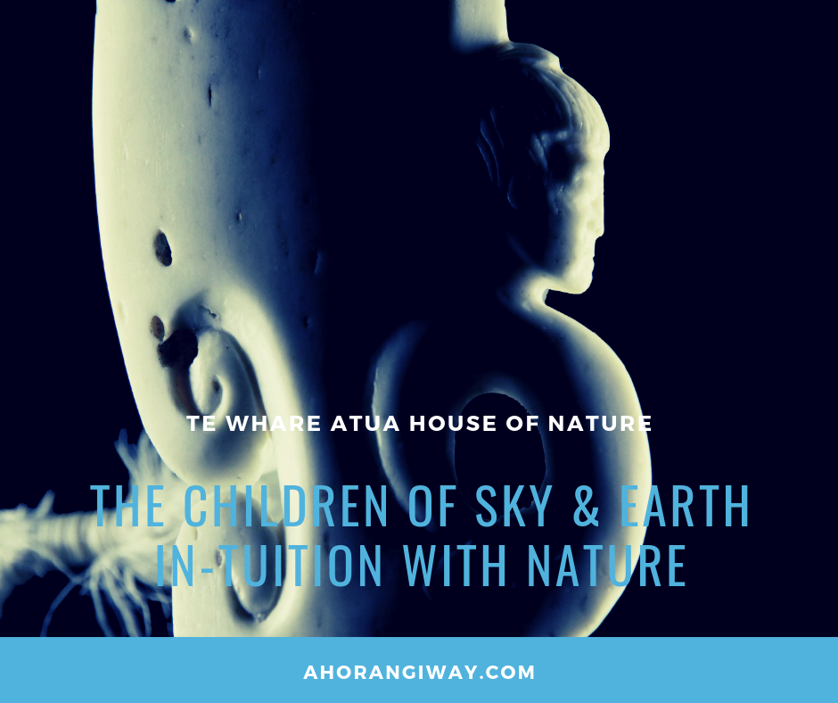 THE CHILDREN OF SKY & EARTH — te kāri o te tuhi · the writing card of Ahorangi
